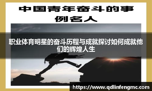 职业体育明星的奋斗历程与成就探讨如何成就他们的辉煌人生